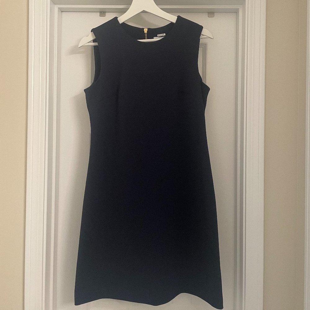 Navy Calvin Klein Sleeveless Shift Dress
